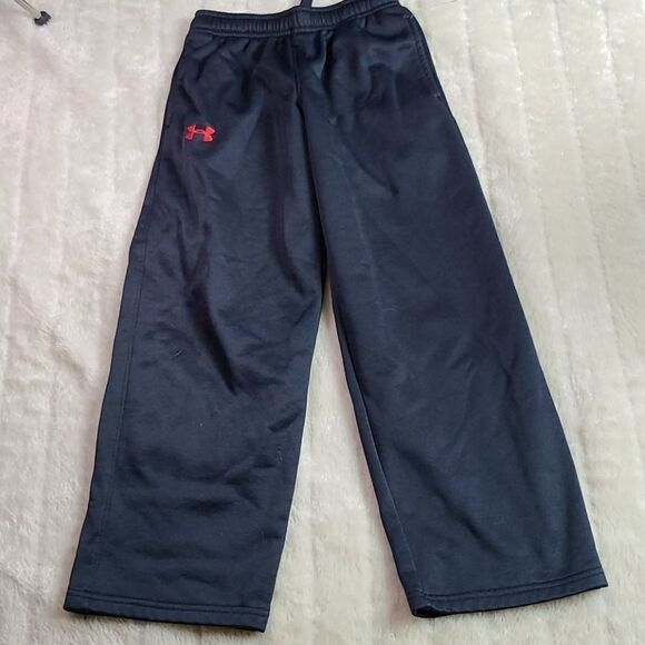 Under Armour STORM Fleece ColdGear Sweatpants YXS (8) Thick Winter Pants Sports - Picture 2 of 5